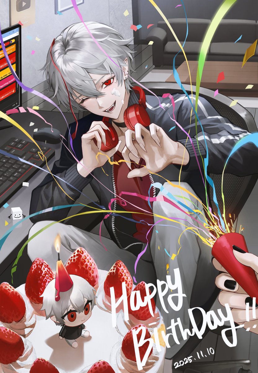 #KuzuArt 
#葛葉誕生祭2025

happy birthday!!🎂