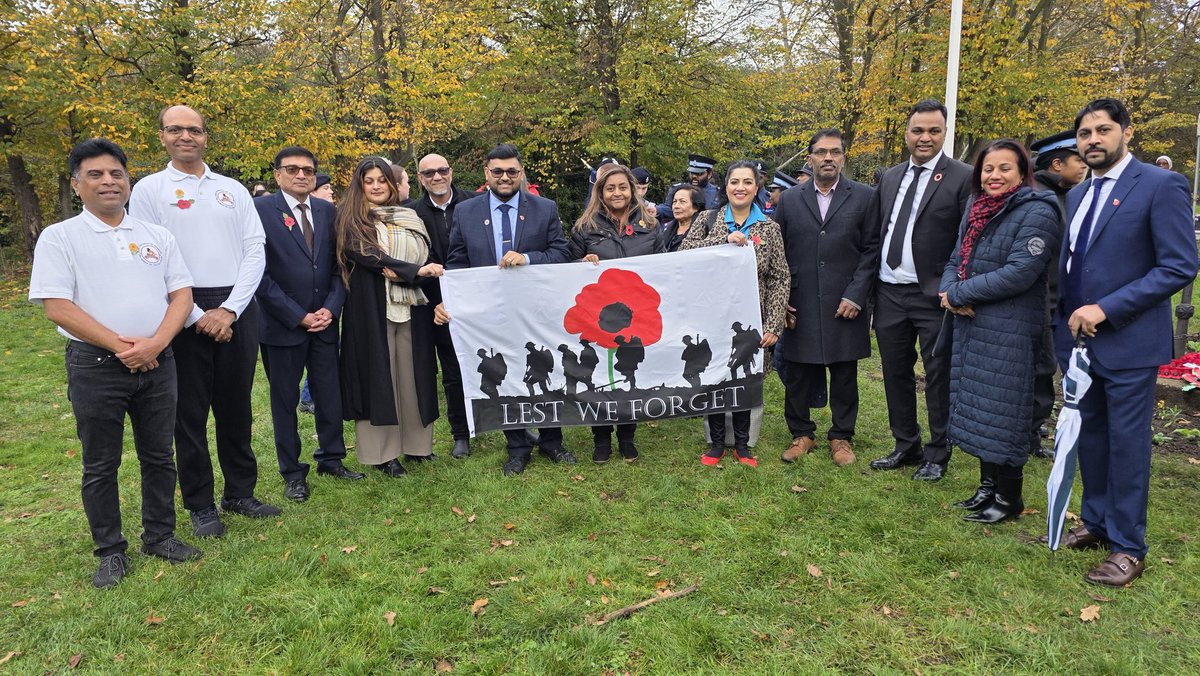 Brent Conservatives at Remembrance event today!