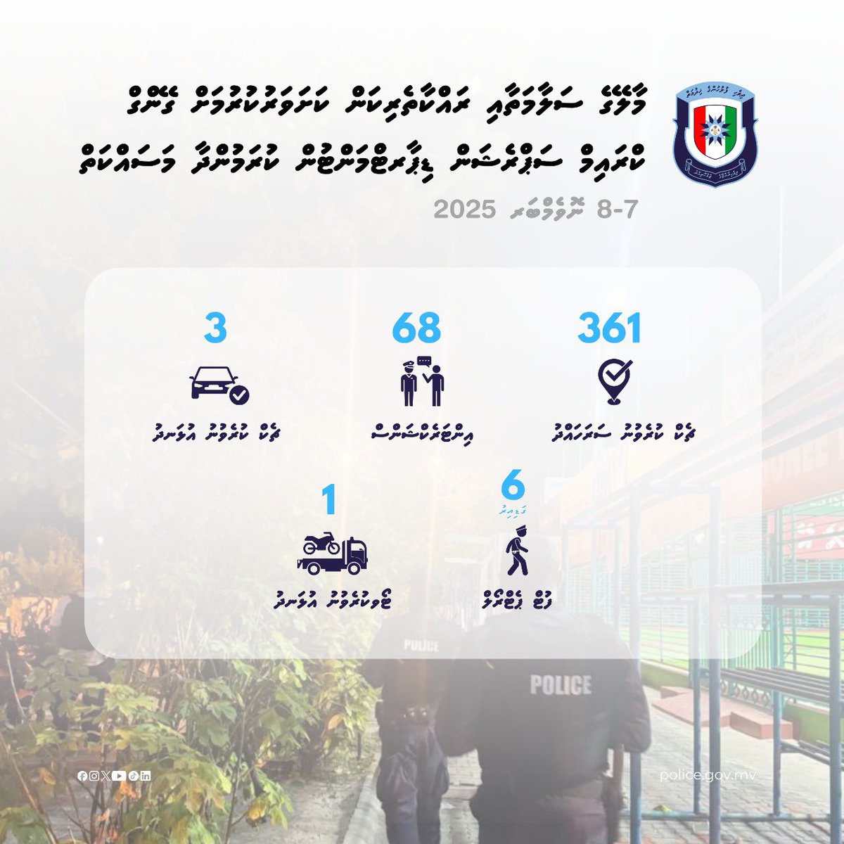 Maldives Police tweet media