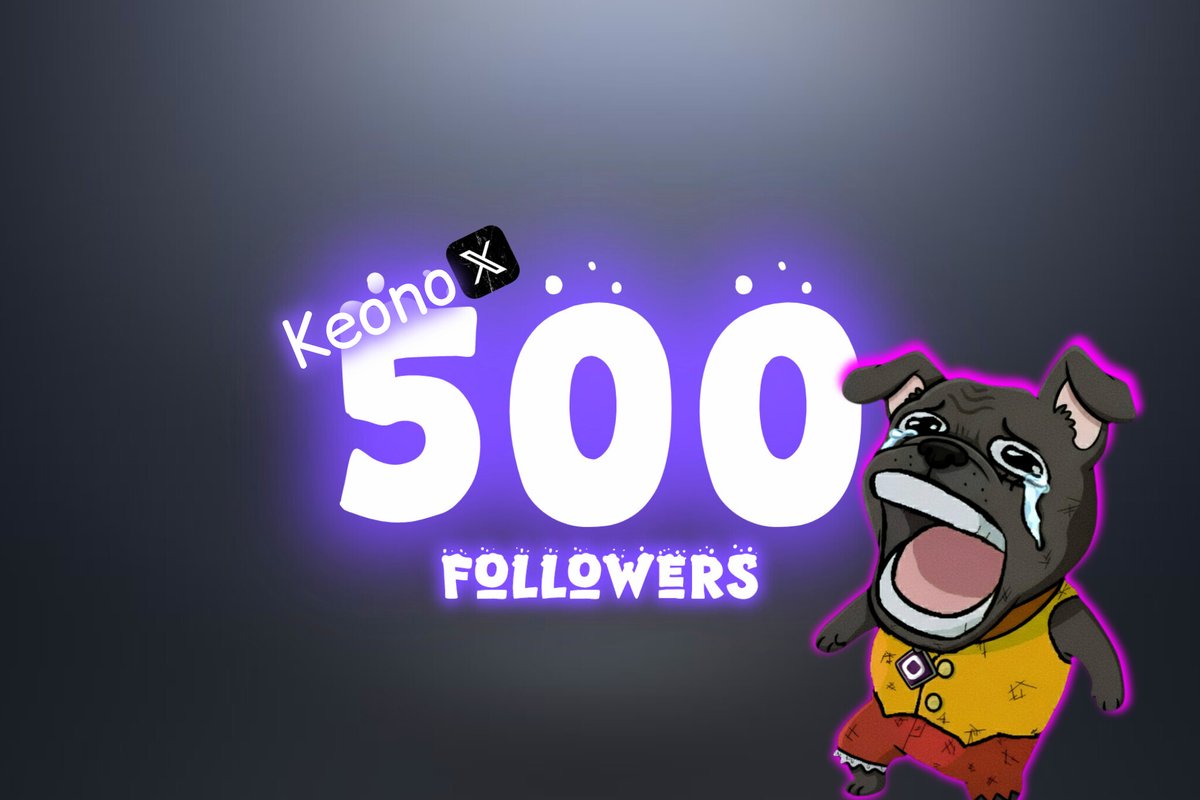 OfficialKeono's tweet image. 500 followers reached 🎉🐾🖤

Drop a &quot;Keono to the moon&quot; comment 
Like and RT post
 
And you may just receive a surprise DM 😉🖤