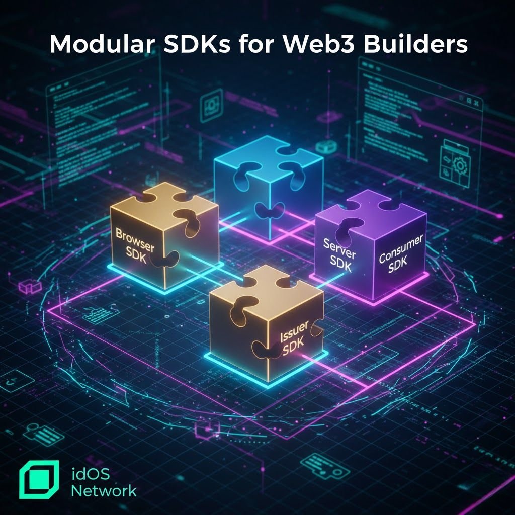 YapperWeb3's tweet image. 🧱 Real modularity for Web3 builders!

@idOS_network $IDOS offers SDKs for browser, server, issuer, and consumer apps - giving developers flexible, ready-to-use tools to integrate decentralized identity seamlessly into any ecosystem 🌐✨

#idOS #gidOS