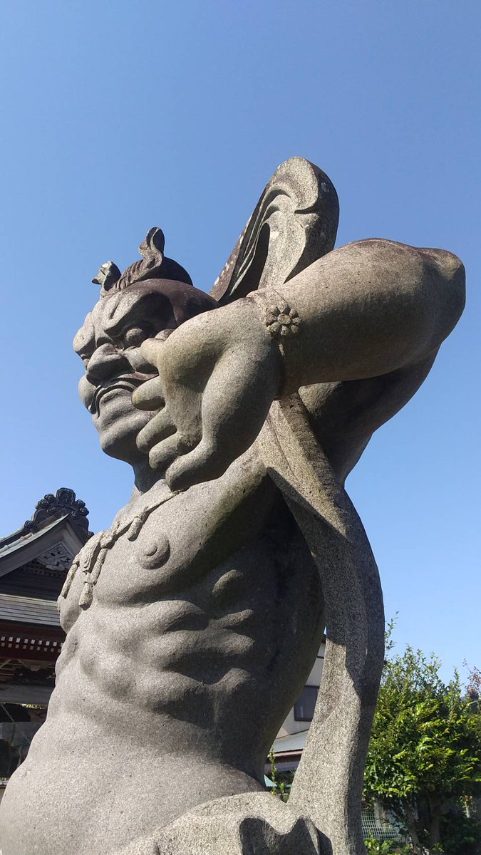 「空と海」様からご投稿頂きました。第53番長泉寺『秋の空と仁王』。ご投稿まことにありがとうございました。#フォトコンテスト #巡礼 #御朱印 #関東８８フォトコン