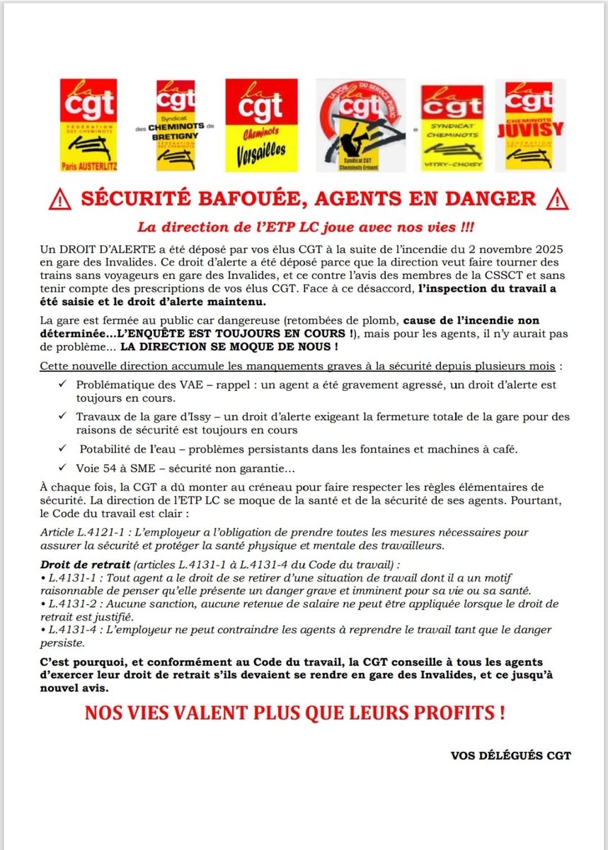 Ne finissons pas invalides ! Retirons nous de cette situation dangereuses!