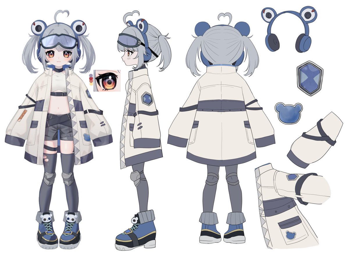 H_Mahiruuu's tweet image. ˗ˏˋ ⭐️お知らせ⭐️ˊˎ˗

本日から新モデルでの活動となりました！
新モデルに伴い、活動名も変わります！！

💙名前   熊羆まひる
🩶ファンマーク   🪖🧸
💙ファンアート   #まひるの戦場日記
🩶ママ  @_m0U0m_ 
💙Twich  m.twitch.tv/yuuhimahiru/ho…
🩶Youtube  youtube.com/channel/UCo9ta…

 #vtuber