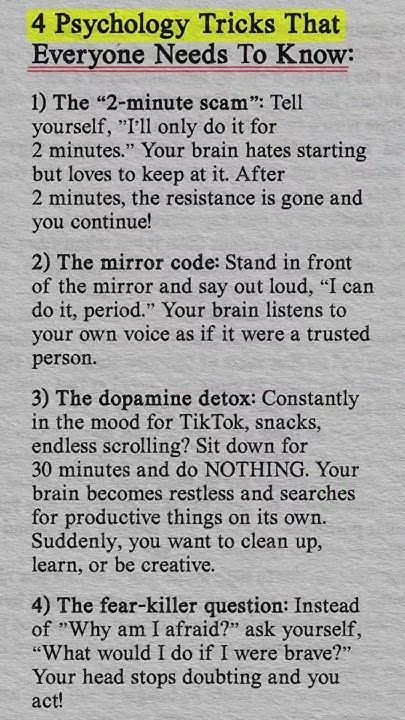 InspiroQuest's tweet photo. 4 Psychology Tricks That Everyone Needs To Know: https://t.co/Mqc91DLFAs