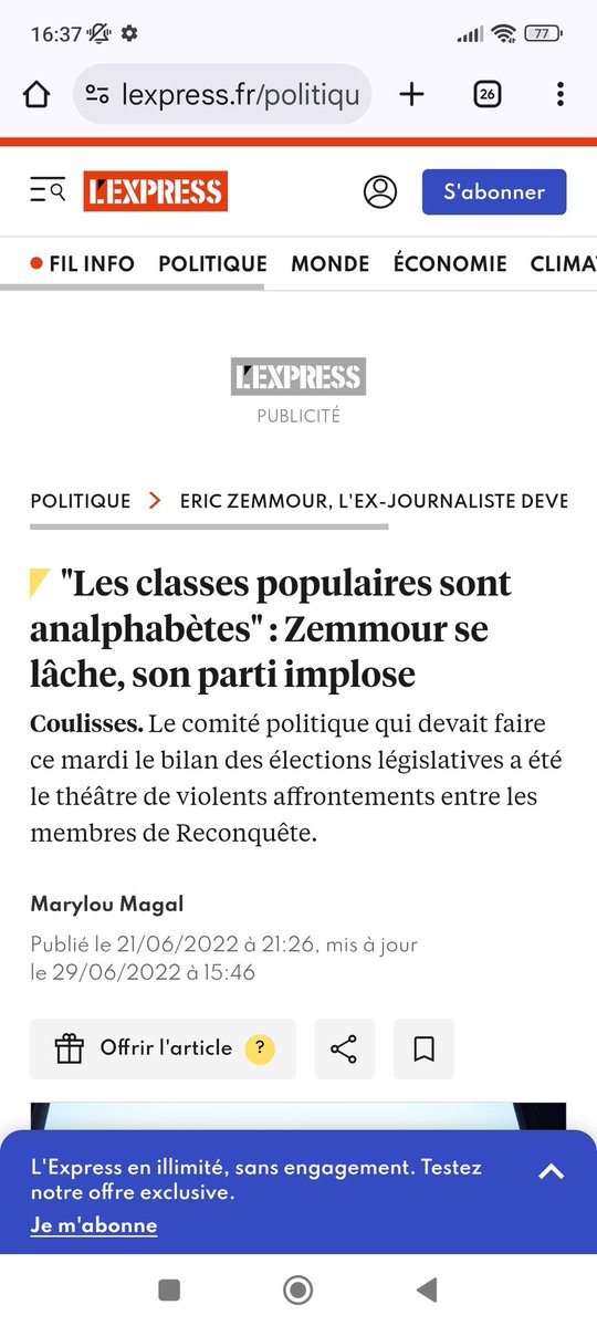<a href="/chacha28011/">ChannieZ 🎗️</a> Vous êtes non seulement l'arnaque du siècle . Mais on votera pour la France et donc le rn ! Pas une photocopie qui c'est installé en 2022 a reprendre 70% au programme et a pillé le travail des autres 😘 on oubliera pas que les classes populaires sont des analphabètes 😘