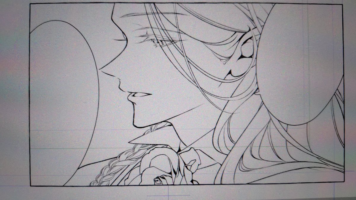 a_o_i_haru's tweet image. ペン入れ中✒️🫧

#冷遇婿ライフ感想
#BL漫画 
#電子コミック大賞2026