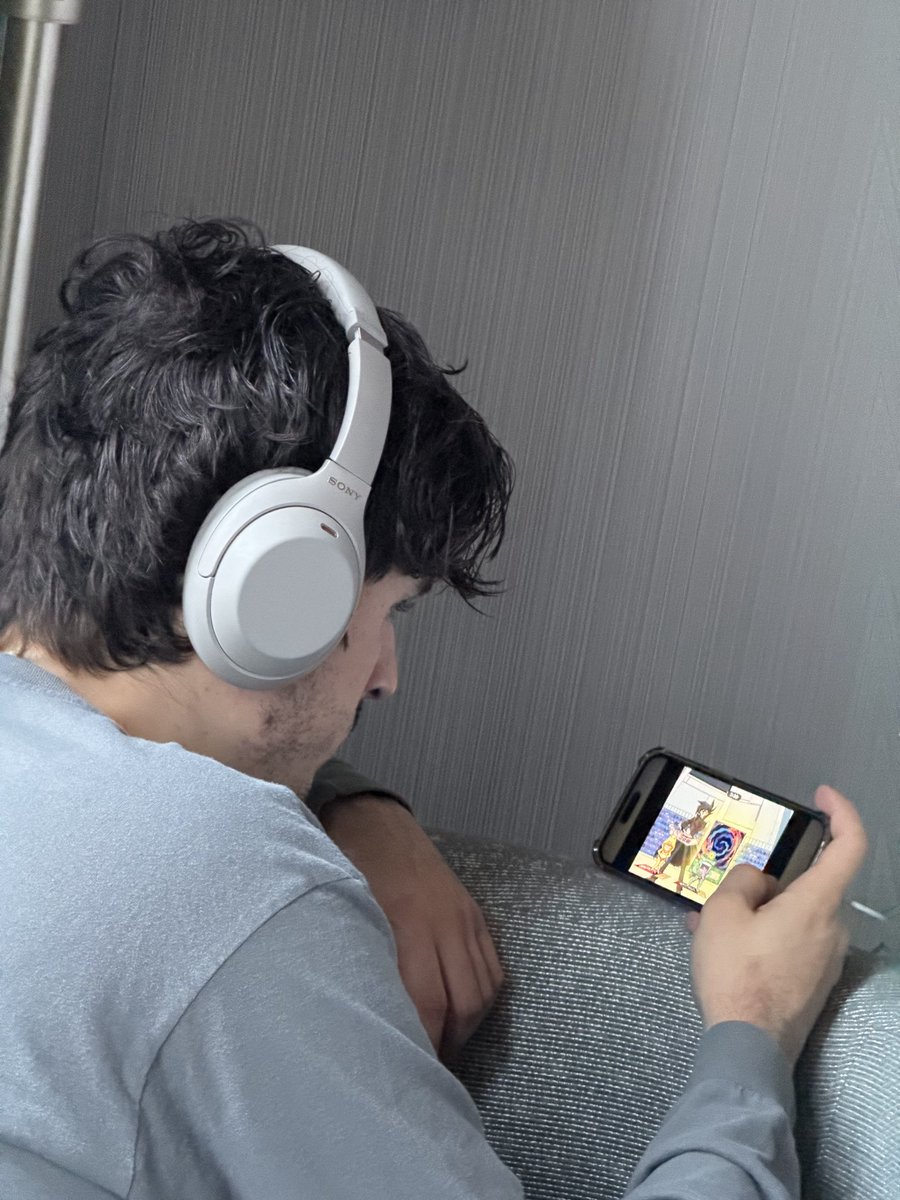 “Hey Julien you ready to go to the venue?”

“Hold on I’m studying for today”