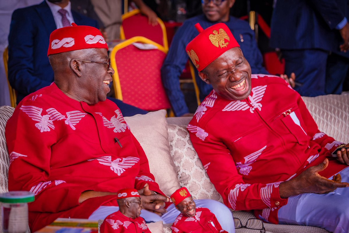 aonanuga1956's tweet image. STATEHOUSE PRESS STATEMENT 

PRESIDENT TINUBU: SOLUDO&apos;S RE-ELECTION AFFIRMATION OF HIS VISIONARY LEADERSHIP

I congratulate Professor Chukwuma Soludo on his re-election as the governor of Anambra State.

The overwhelming victory he recorded in Saturday&apos;s poll has now made him the…