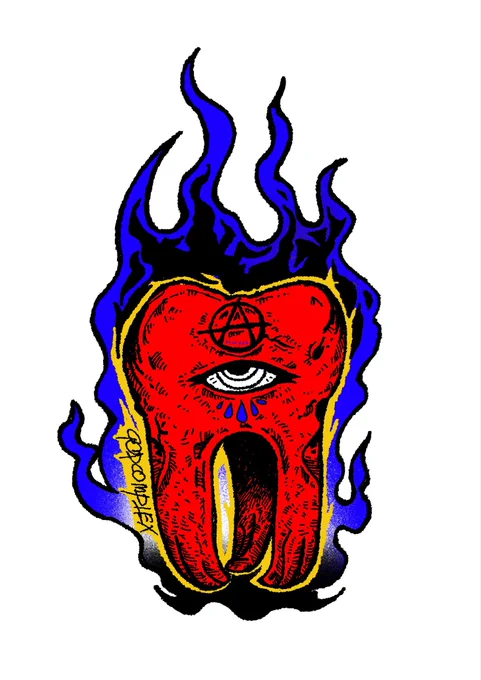 歯を描いてます