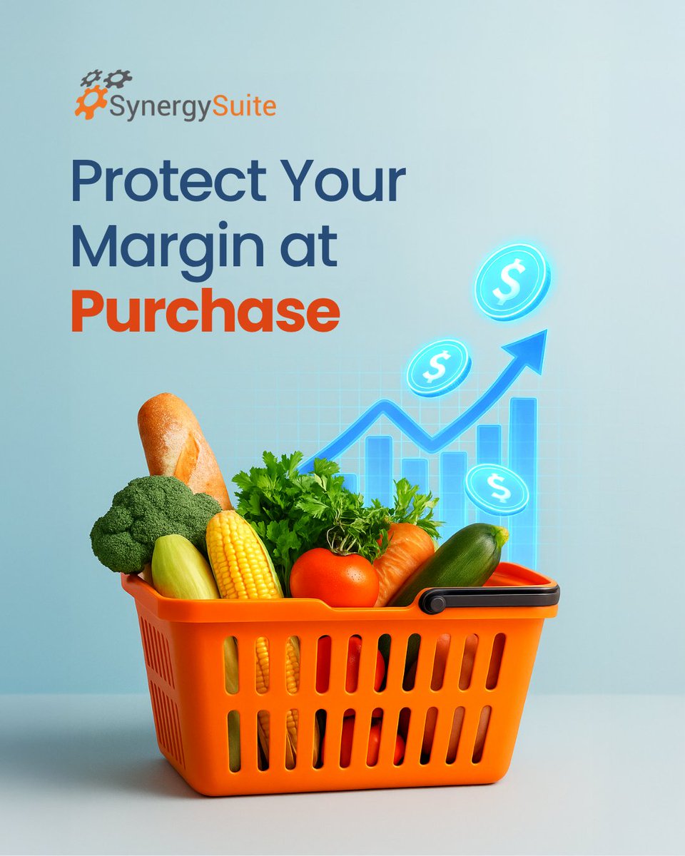 SynergySuite's tweet image. Price creep won’t sneak up on you 👀 Live supplier updates + auto-matched invoices = protected margins.
#Purchasing #COGS #SmartOps