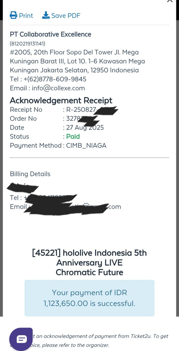 MoneEdwin's tweet photo. WTS Tiket Konser HoloID VIP, 1 tiket.
Dijual karena ada pekerjaan mendadak di hari konser nya. Jual harga modal saja. https://t.co/qvTQMqxnvz