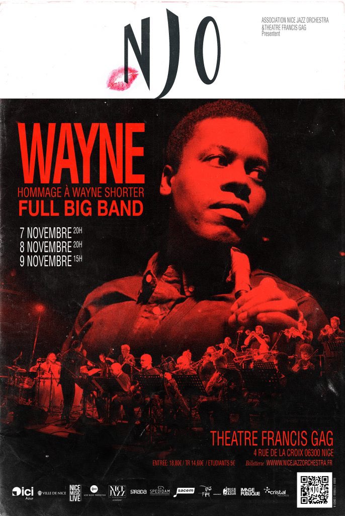 Aujourd’hui à 15h au Théâtre Francis-Gag ()
Le Nice Jazz Orchestra rend hommage à la légende Wayne Shorter dans un grand concert intitulé WAYNE – Full Big Band.
lejazzophone.com/le-nice-jazz-o…
#NiceJazzOrchestra #WayneShorter #Jazz #Nice #ThéâtreFrancisGag #BigBand #PierreBertrand
