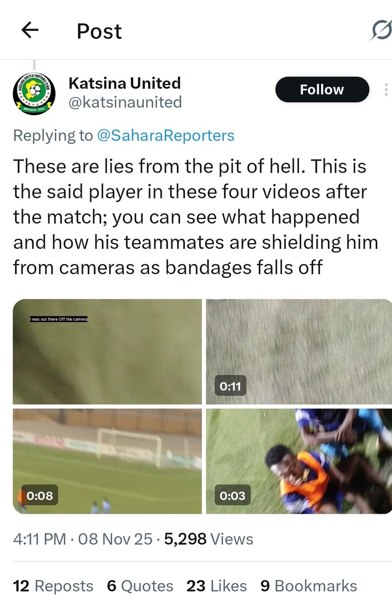 Trojan Beast News: Exposing the Ibo-Sahara Reporters Throat-Slitting Hoax!

By Trojan Beast  |November 9, 2025  

Gather 'round as Trojan Beast News takes on the outrageous claims made by Sahara Reporters and their Ibo supporters, the Obidients. They alleged that Katsina United