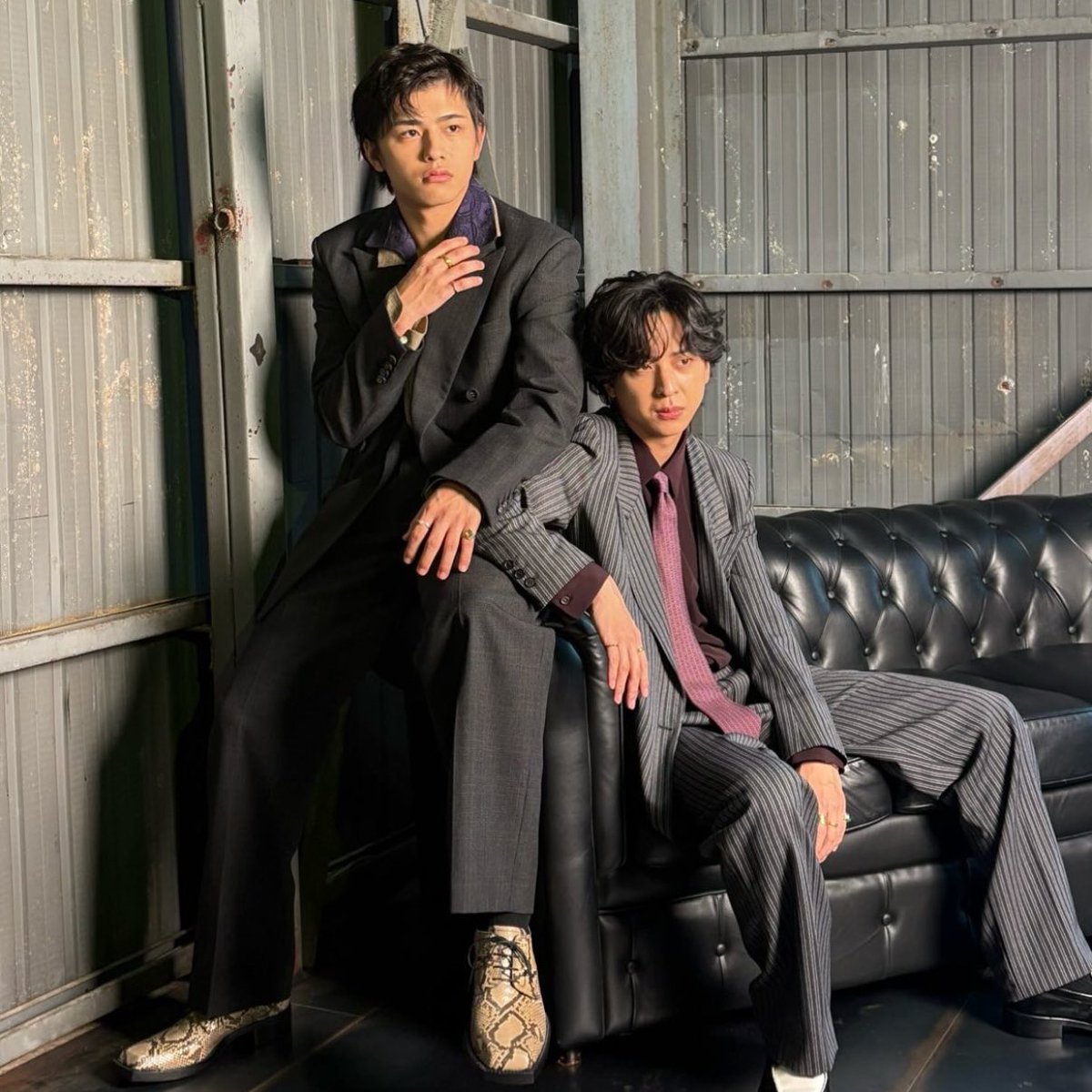 _nnz8lq_'s tweet image. 大輝くんてらしの好きすぎてるのバレバレでかわいい😹😹2回連続てらしのオフショ投稿してくれててオタクに優しいアイドルで好きだなー( ◜֊◝ )🤍
 #しのグラム  #timelesz  #篠塚大輝