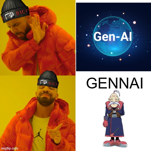 yoshi_UMR's tweet image. Daily digi meme  - day 418