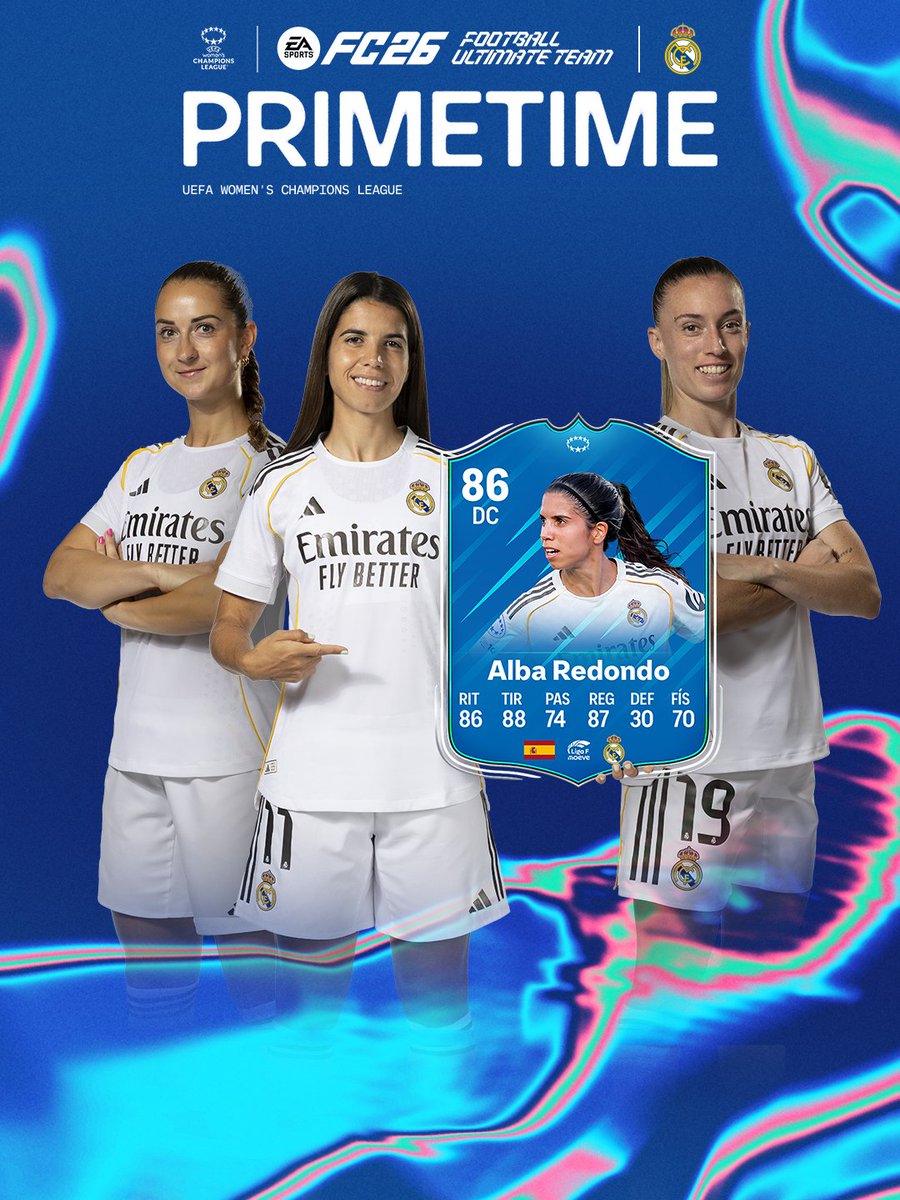 💪 ¡Una jugadora que sabe lo que es marcar en Champions!
⚡️ ¡<a href="/AlbaRedondo_11/">Alba Redondo Ferrer</a> mete peligro en UEFA Primetime!
<a href="/EASPORTSFC/">EA SPORTS FC</a>