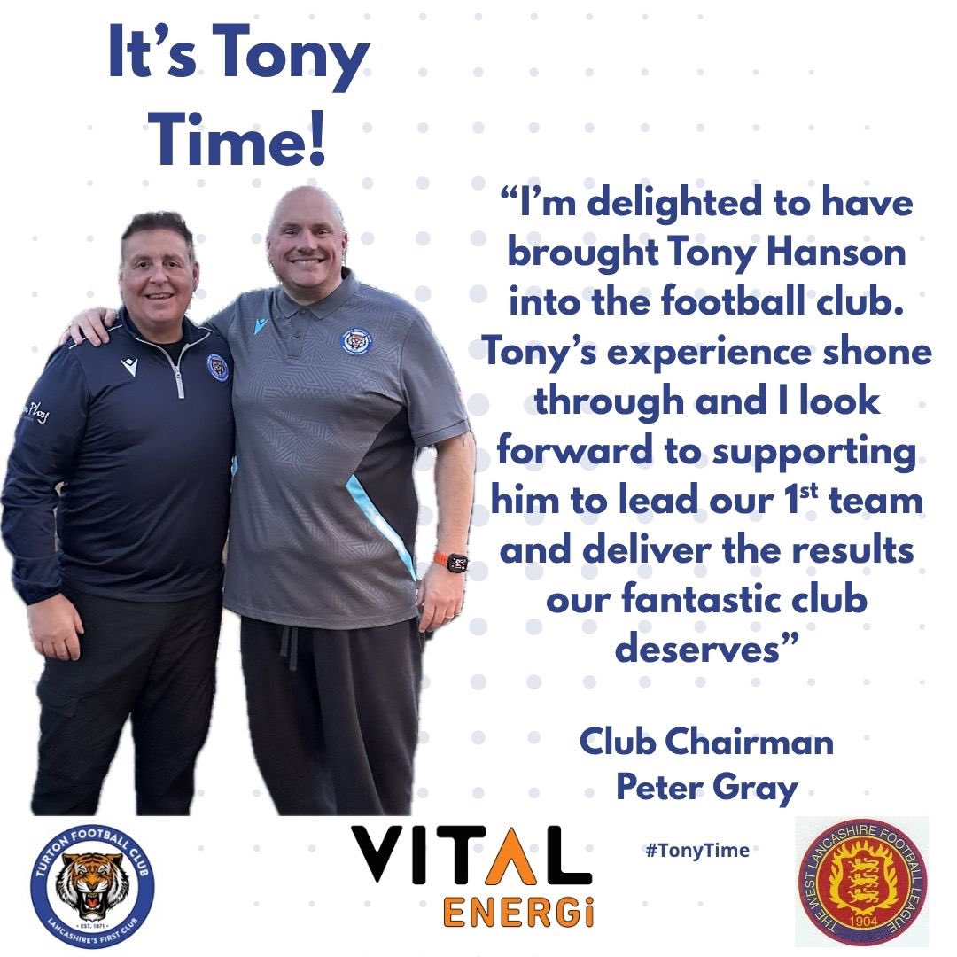 Chairman <a href="/pwgray/">Peter Gray</a> welcomes <a href="/AntonyHanson8/">Tony Hanson</a> to the club 

#tonytime