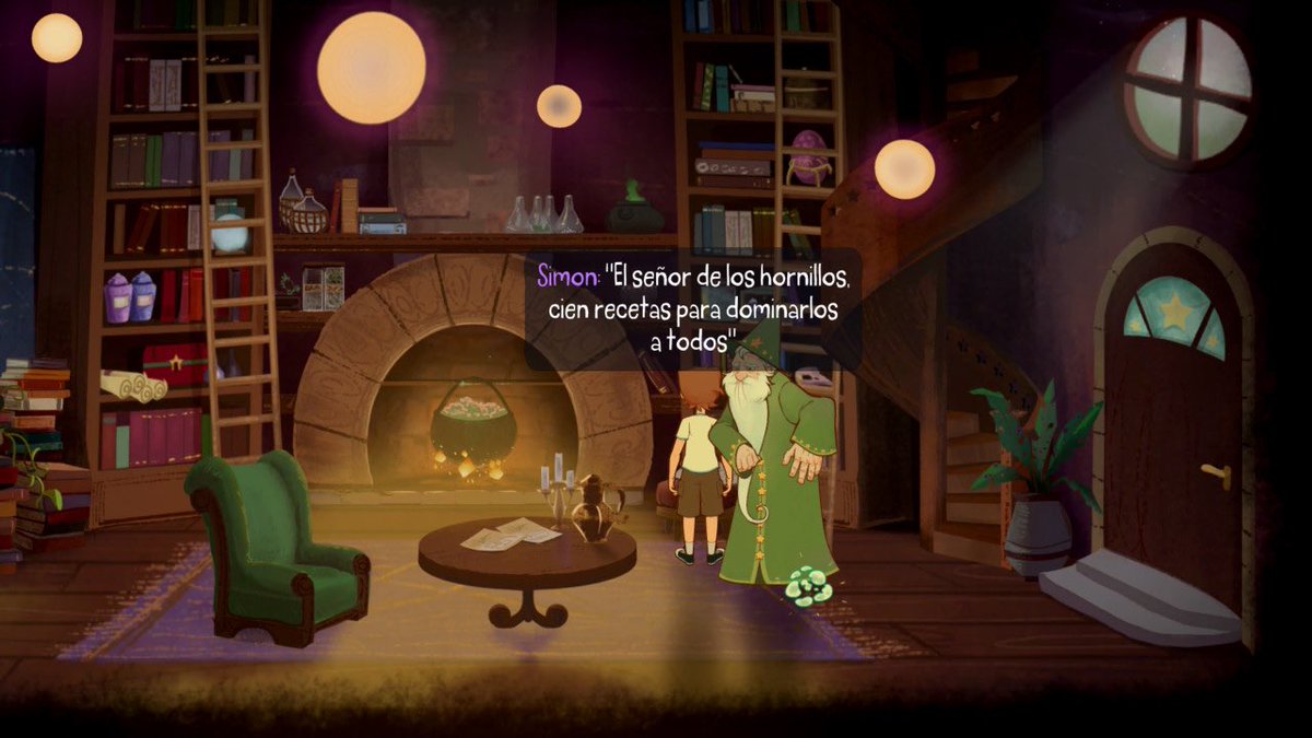 QArlos83's tweet image. Empezamos una nueva aventura con Simon the Sorcerer Origins 🖤

En su momento amé con toda mi alma sus dos juegos point and click originales y de momento esta precuela me está encantando.
Mantiene el espíritu, el humor gamberro y además su arte es precioso.