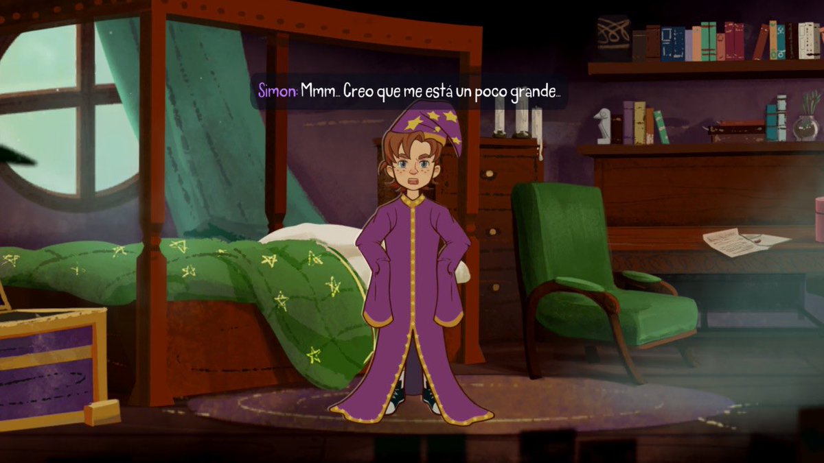 QArlos83's tweet image. Empezamos una nueva aventura con Simon the Sorcerer Origins 🖤

En su momento amé con toda mi alma sus dos juegos point and click originales y de momento esta precuela me está encantando.
Mantiene el espíritu, el humor gamberro y además su arte es precioso.
