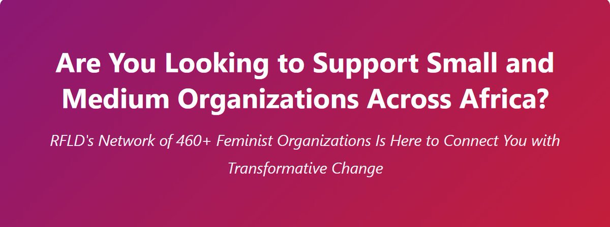 RfldOrg's tweet image. 🏆 Did you know? RFLD is NGOsource certified as a U.S. Public Charity Equivalent! RFLD is an African Feminist Hub for Human Rights &amp;amp; Systemic Justice
We connect you with 460+ vetted organizations implementing local projects:
🛡️ WHRD protection
🗣️ Civic space defense  
🗳️…