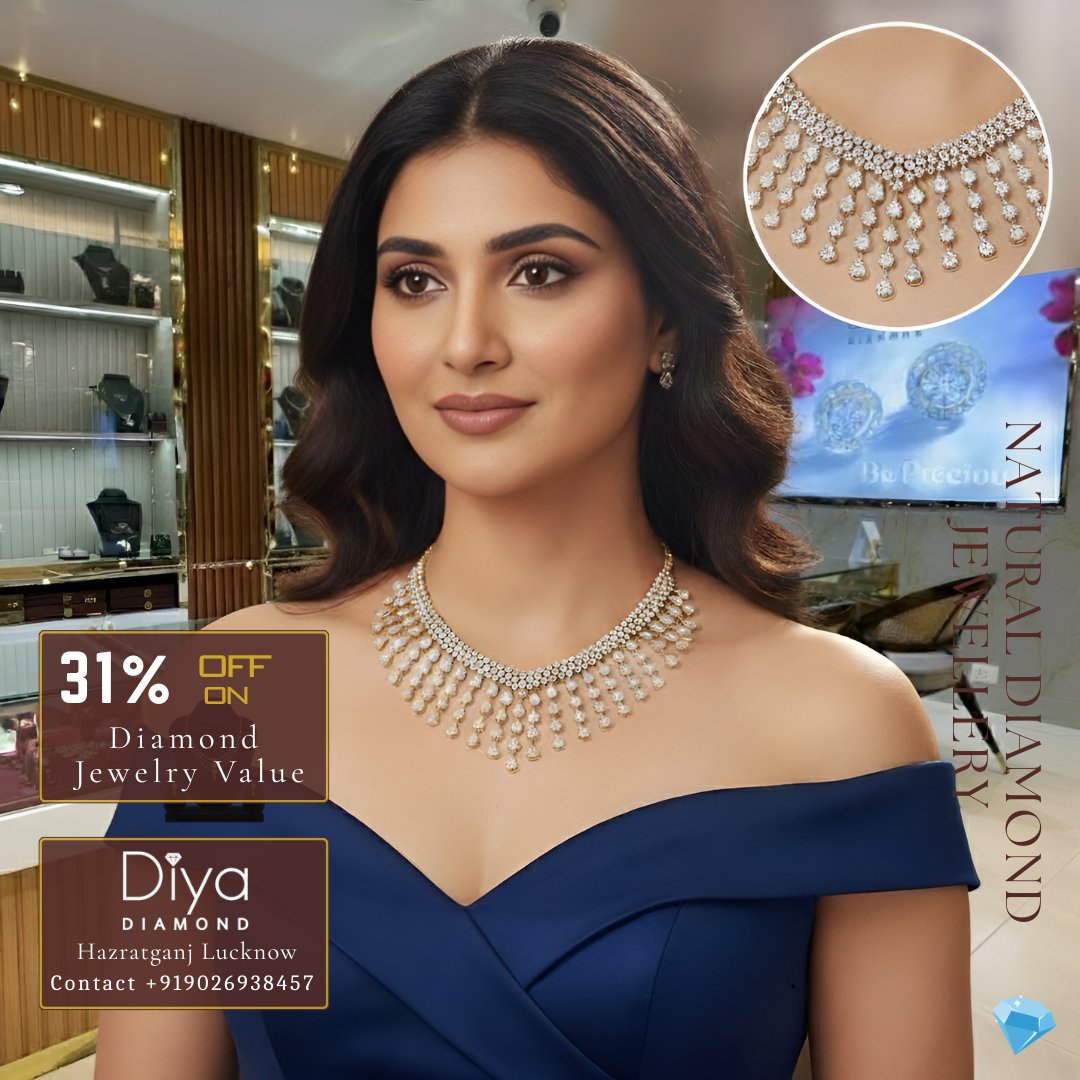 diyadiamon18002's tweet image. 31% off on 100% Real &amp;amp; Natural Diamond Jewellery value at Diya Diamond, Hazratganj, Lucknow

maps.app.goo.gl/6dQXHREMsud1B3…
#DiyaDiamond #NaturalDiamondJewellery #RealDiamondJewellery #CertifiedDiamondJewellery #BestDiamondShowroomLucknow #HazratganjJewellers #DiamondShopInLucknow