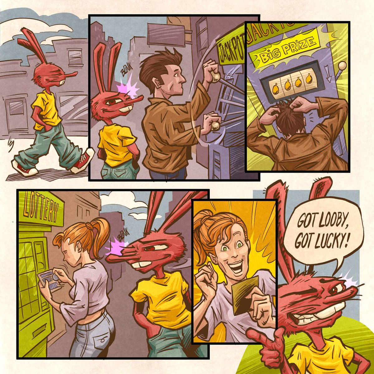 VasileiosS95660's tweet photo. Comic pages keep coming every monday.
Stephen Bliss does hes magic.
Every page is a miracle.
The $LOOBY universe is bullish.
#LOOBY #StephenBliss https://t.co/p5QgKIWdOy