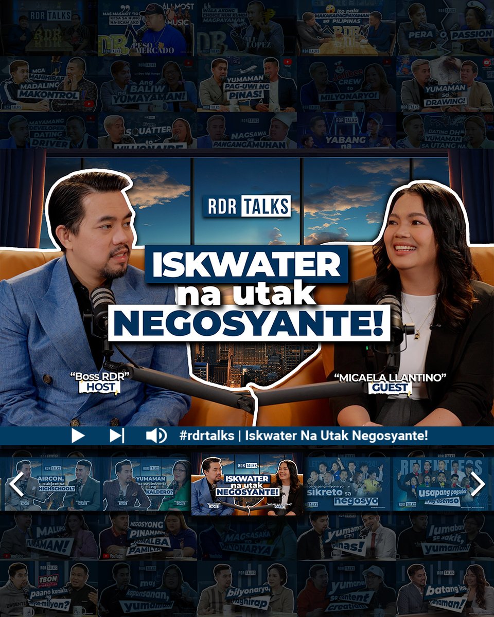 BossRDR's tweet photo. Watch the new episode of #RDRTalks Now! 

Available on:
* Facebook: https://t.co/ekKAssoT9j
* Spotify: https://t.co/VwTNX6ootC
* Tiktok: https://t.co/NHuzUVfkbs
* Youtube: https://t.co/W3H9KxgeBs https://t.co/ucjQbUnMkg