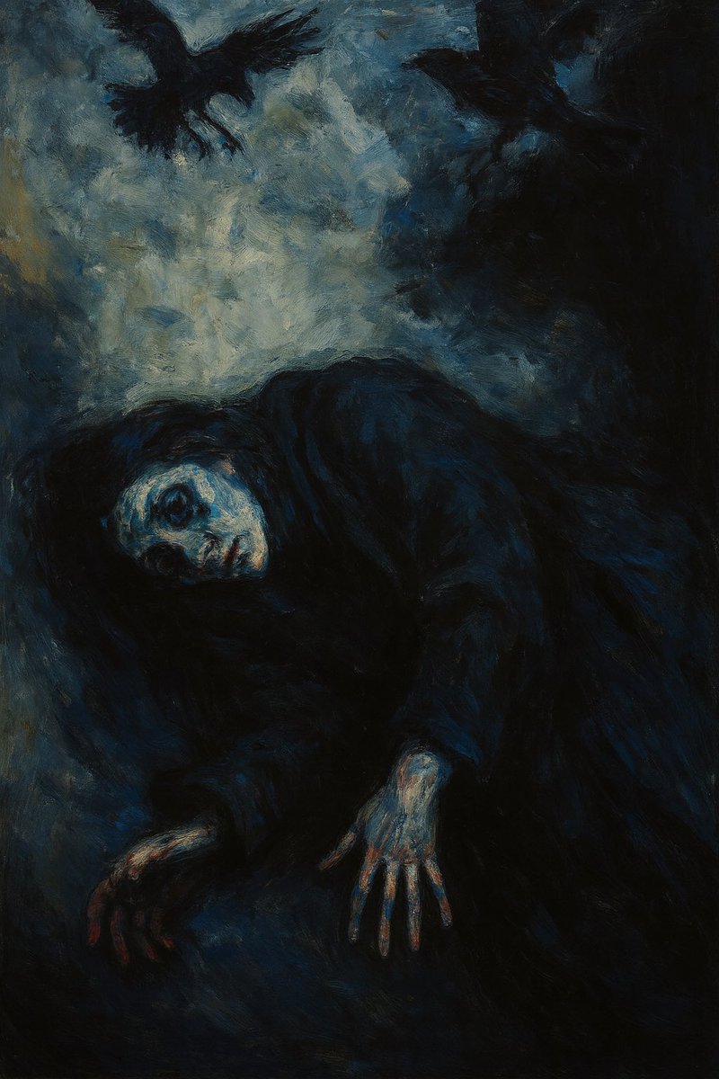 GM🌞

Before I die, I want to witness my own departure not with fear, but with acceptance. To see my body lying still, while the crows circle above, carrying my voice to the sky. Death isn’t the end here; it’s a mirror reflecting everything I once refused to feel.🖤