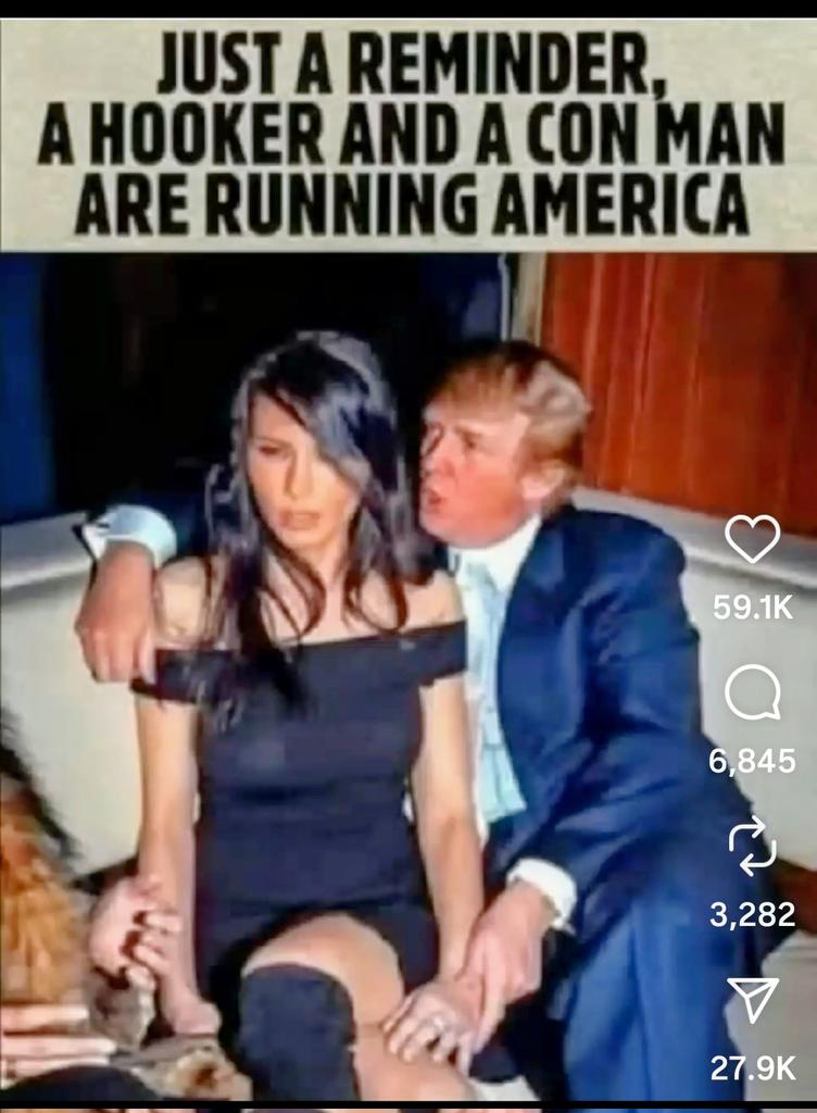 PamBaker1414's tweet image. Their ruining our Country! He thinks he's never leaving office! He's taking all the $ they can get! Trump wants to leave America in a shambles so the next President will have a huge mess to deal with. Worst President in our History!