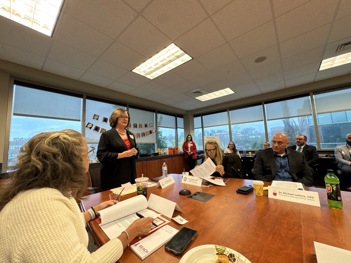 RepDelozier's tweet image. I always enjoy see student having fun while learning.  I attended a public cyber charter school leaders roundtable discussion. The conversation focused on our public school student outcomes &amp;amp; well-being, as well as potential legislative solutions to help students succeed.