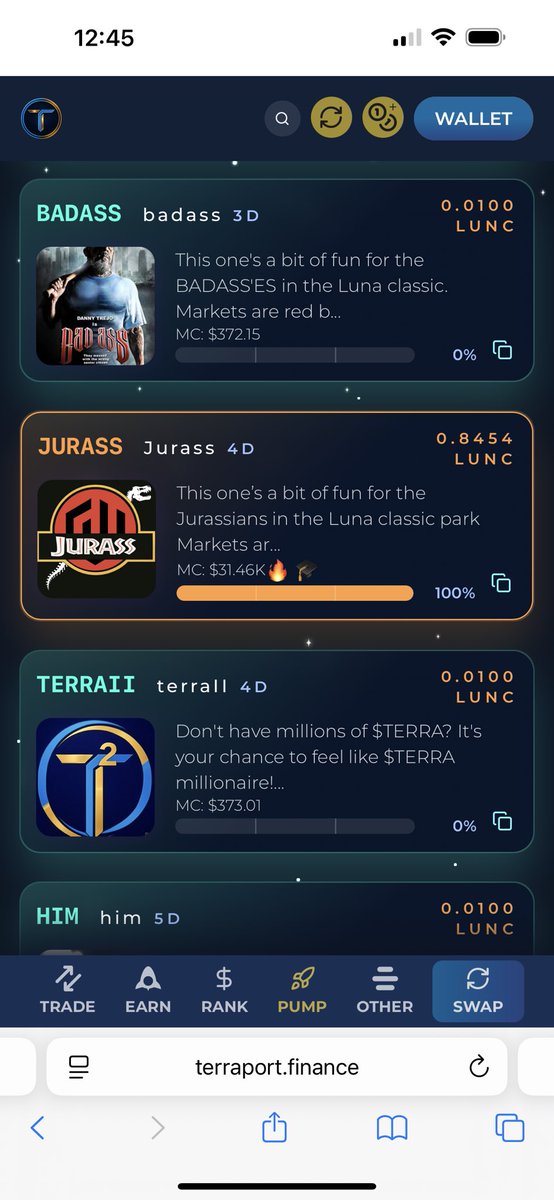luncaddict101's tweet image. ⸻

🦖 $JURASS HAS OFFICIALLY HIT THE BONDING CURVE!

We’re now LIVE on @_Terraport_ marking a huge step forward for the entire Jurassian movement. This isn’t just another token launch — it’s the start of something much bigger.

The community has been building, waiting, and…