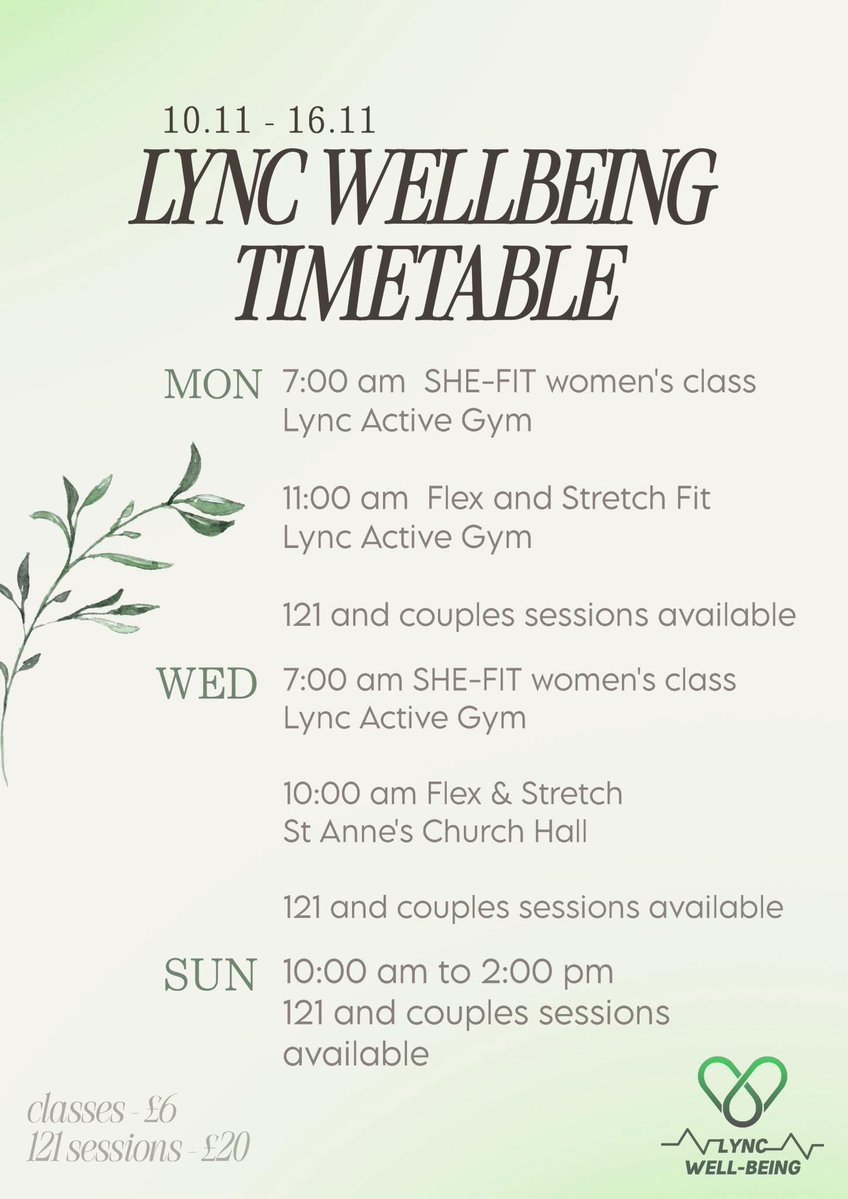 lync_active's tweet image. Group training, boxing, wellbeing + kids sessions - all included in our £30 Activity Pass 🙌

Don’t miss Kids Fitness Tues 4:30pm &amp;amp; Rugby Stars Sat 9:30am 🏋️‍♂️🥊 #LyncActive #Fitness
