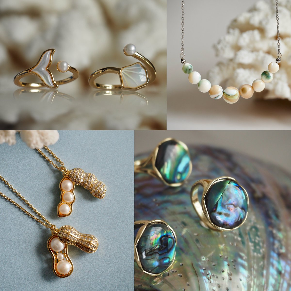 貝殻と人魚@11/16 東京 arteVarie131 【東5 X28】貝殻アクセサリー