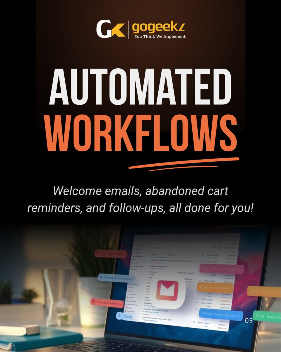 GoGeekz's tweet image. 🚀 Want to boost conversions without lifting a finger?
Turn your subscribers into loyal customers with the power of marketing automation!
#gogeekz #marketingautomation #emailmarketingtips #digitalmarketing #businessgrowth #customerengagement #marketingstrategy