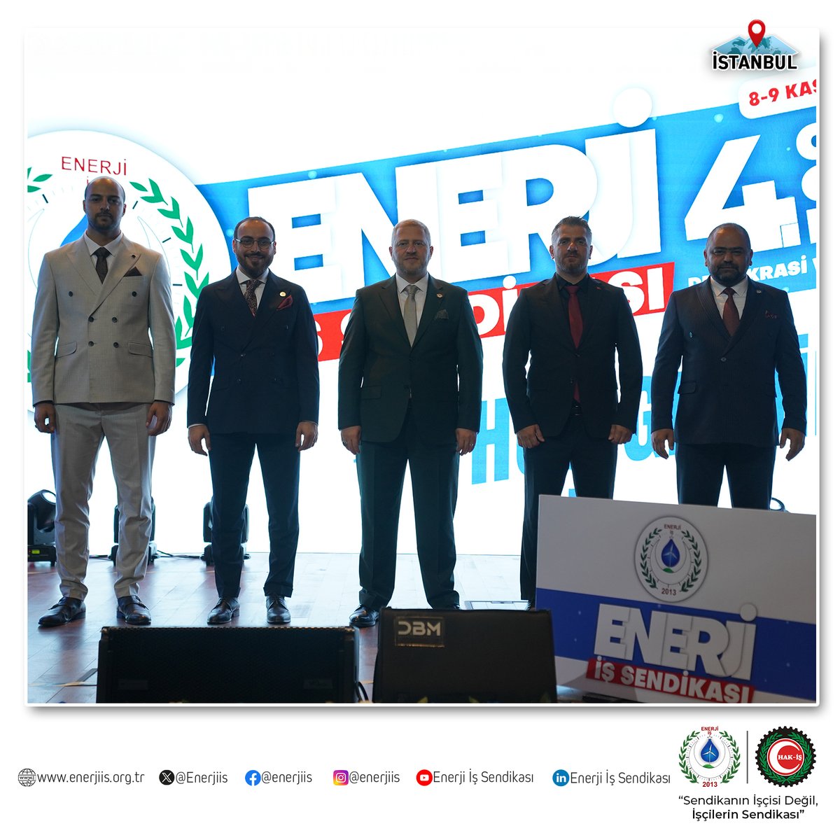 Enerjiis's tweet photo. Sendikamızın 4. Olağan Genel Kurulunu Gerçekleştirdik.

Genel Kurulumuzda yapılan seçim sonucunda;

Yönetim Kurulu Asil
•⁠  ⁠Mahmud ALTUNSOY– Genel Başkan
•Av.Salih ERBAŞ - Genel Başkan Yardımcısı
•⁠  ⁠İsmail İZGİ - Genel Başkan Yardımcısı
•Cemal Soysal SÜRMEN - Genel Başkan Yardımcısı
•Av. Muhammed Ömer Faruk ARIKAN - Genel Başkan Yardımcısı

Yönetim Kurulu Yedek
Sedat ÖZCAN, Murat KURT, Murat DURAKBAŞI, Hakan KUL, İhsan KUYUMCU

Denetleme Kurulu Asil
Bayram ATALAY, Fatih YAZICI, Lokman KOÇAK

Denetleme Kurulu Yedek
Mertcan DOĞAN, Mustafa KÖSE, Çetin ÇAKIR

Disiplin Kurulu Asil
Mahmut BAŞARAN, İlker ÇELİKKOL, Taner BAKIR

Disiplin Kurulu Yedek
Onur ÖZDEMİR, Şemsettin VAROL, Ahmet SİNCAR

seçilmişlerdir.

4.⁠ ⁠Olağan Genel Kurulumuz neticesinde belirlenen sonuçların başta sendikamız üyeleri olmak üzere emek camiasına hayırlı olmasını diliyor, katılım sağlayan bütün misafirlerimize teşekkür ediyoruz.

#GENELKURULDEGILBAYRAM