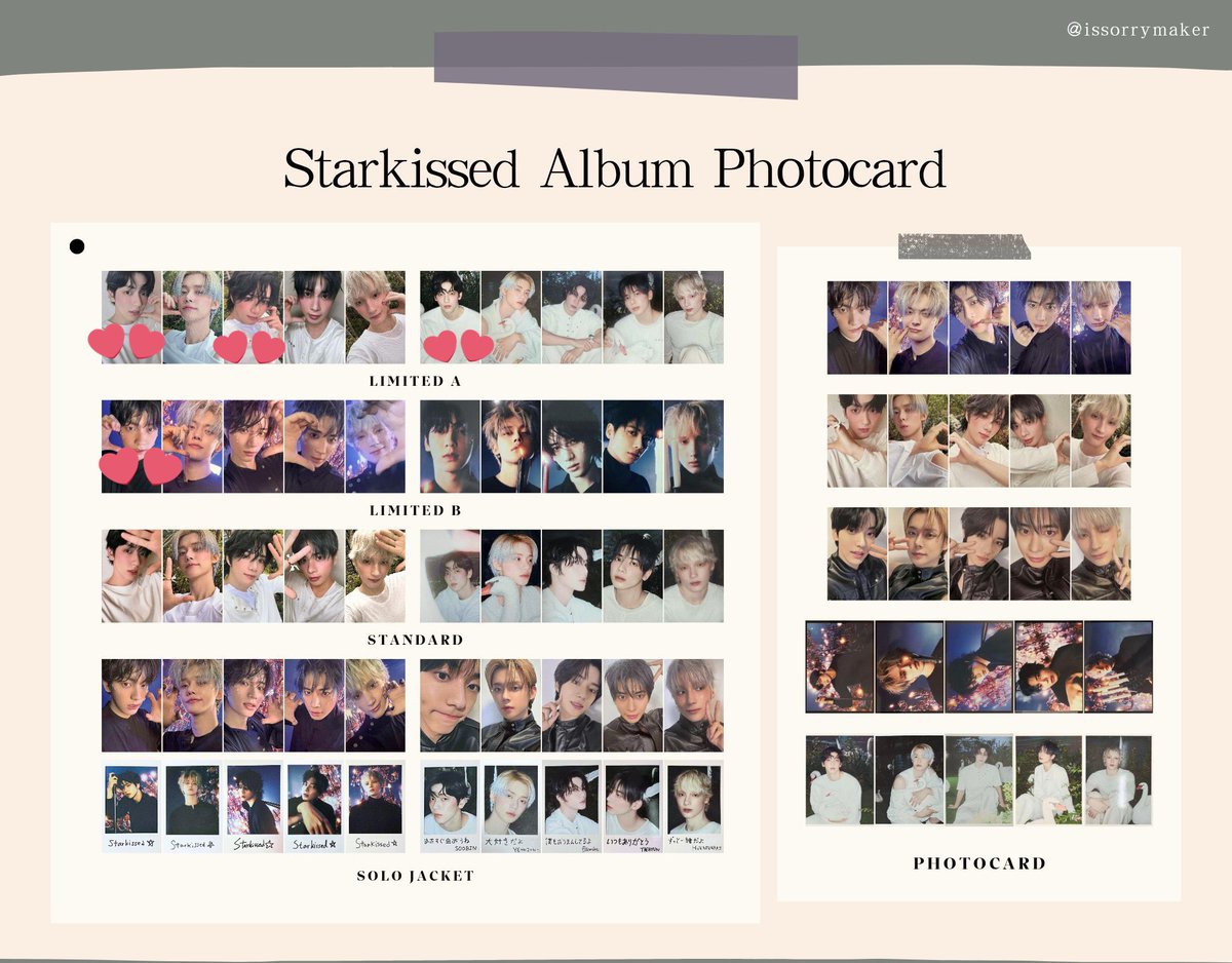 00_______12's tweet photo. TXT starkissed

譲)  ヨンジュン、ボムギュ
       テヒョン、ヒュニンカイ

求)  スビン、ボムギュ 💕
       1部異種交換希望です🙇‍♂️

郵送又はベルーナドーム手渡し
纏めてお取引いただける方優先させていただきます🙇‍♀️

よろしくお願いいたします

 #TXT交換 https://t.co/4sguOJwqOf