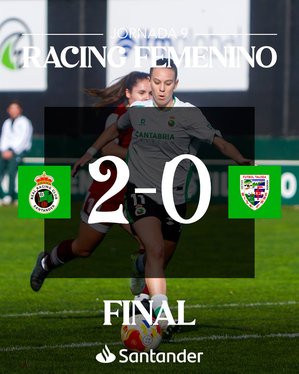 💚 FINAAAAAL 🤍

#RacingFem 2 - 0 <a href="/Bizkerreft/">Bizkerre FT</a> 
 
🎯 Ordax y Corbacho