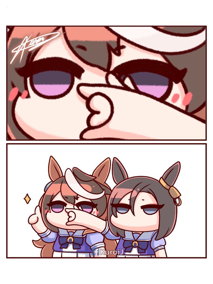 😶🤏😐

#KuroiJ #umamusume #ウマ娘