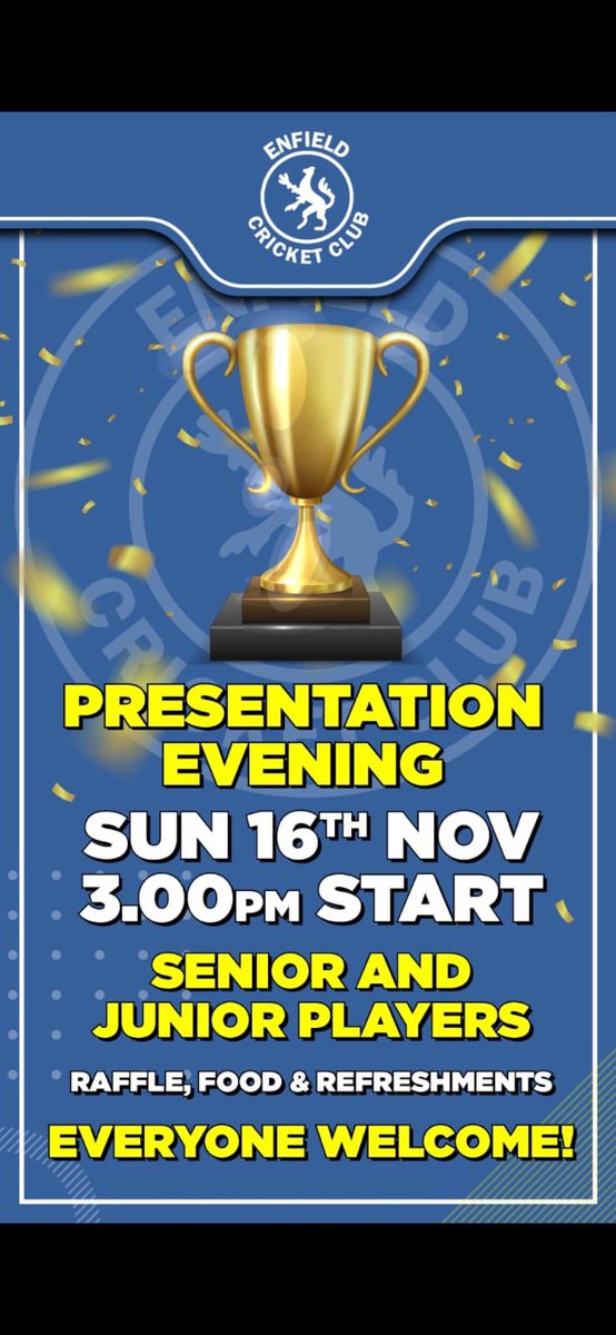 Enfield Cricket Club tweet media