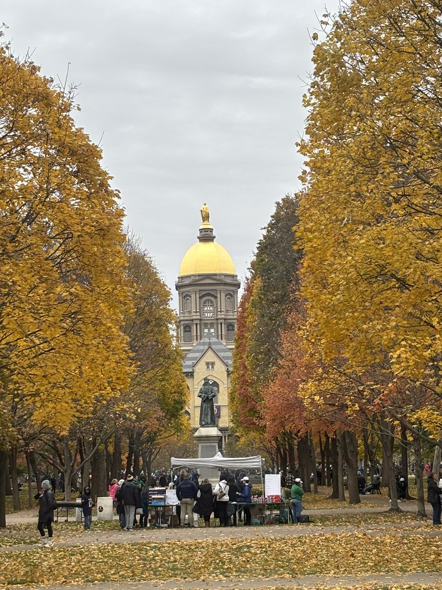 It was cold and wet, but it’s always great getting back to campus to see the Irish ☘️. 

Jeremiyah Love is on another level.