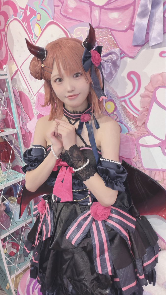 悪魔歩夢ちゃん😈🎀
#天使な小悪魔ギャル併せ