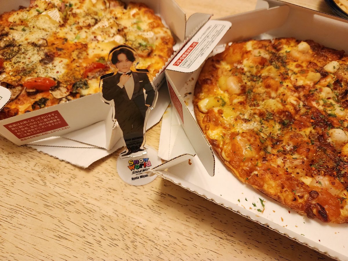 🦀紅ズワイガニのピザ🍕✨ シーフード、チーズ、マルゲリータ 宮舘を