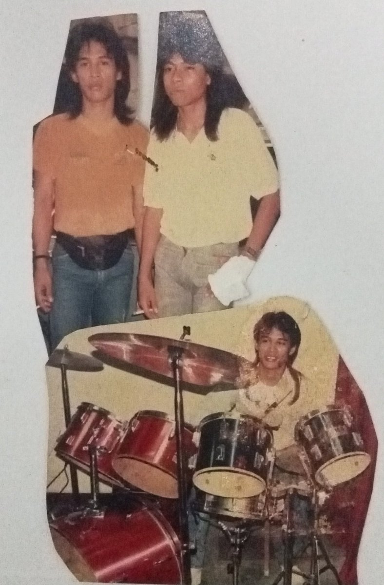 sharmelnour's tweet photo. Siapa yg ingat Drummer Din Melaka sila munculkan diri. Gambar tahun 1988 https://t.co/dQyEw8lMOh