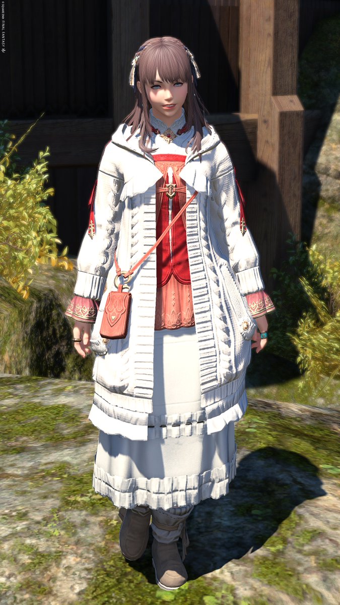 冬っぽいミラプリに着替え中～。これもヒラじゃなくても使えるようになる！