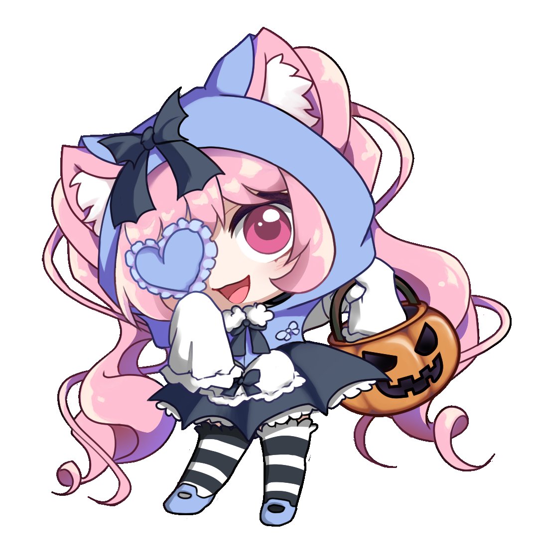 Boooh! Trick or Treat? 👻
Some might say Halloween is already over but It's NEVER to late for a treat! 

Now you have to tell me your favorite candy! 🍬
Mine are milk koalas and unicorn katjes^^ 

🎨 <a href="/NyuMoonvt/">NyuMoon ❁ ニュムーン ❁ Moira May (VA)</a>
#KizurArt
