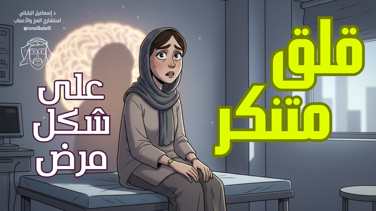 قالت لي سندس وهي ماسكة إيديها بتوتر:
"دكتور… لي كم سنة تجيني رعشة وتنميل، وأحياناً أحس عيوني تضرب كأنها تعبانة!
 أخاف يكون عندي تصلّب متعدد!"

سكتت لحظة، وهي تنتظر الجواب اللي تتوقع أنه ممكن يغيّر حياتها
لكن كانت المفاجأة
 كل الفحوصات سليمة.
 والرنين المغناطيسي سليم.
 وما فيه أي