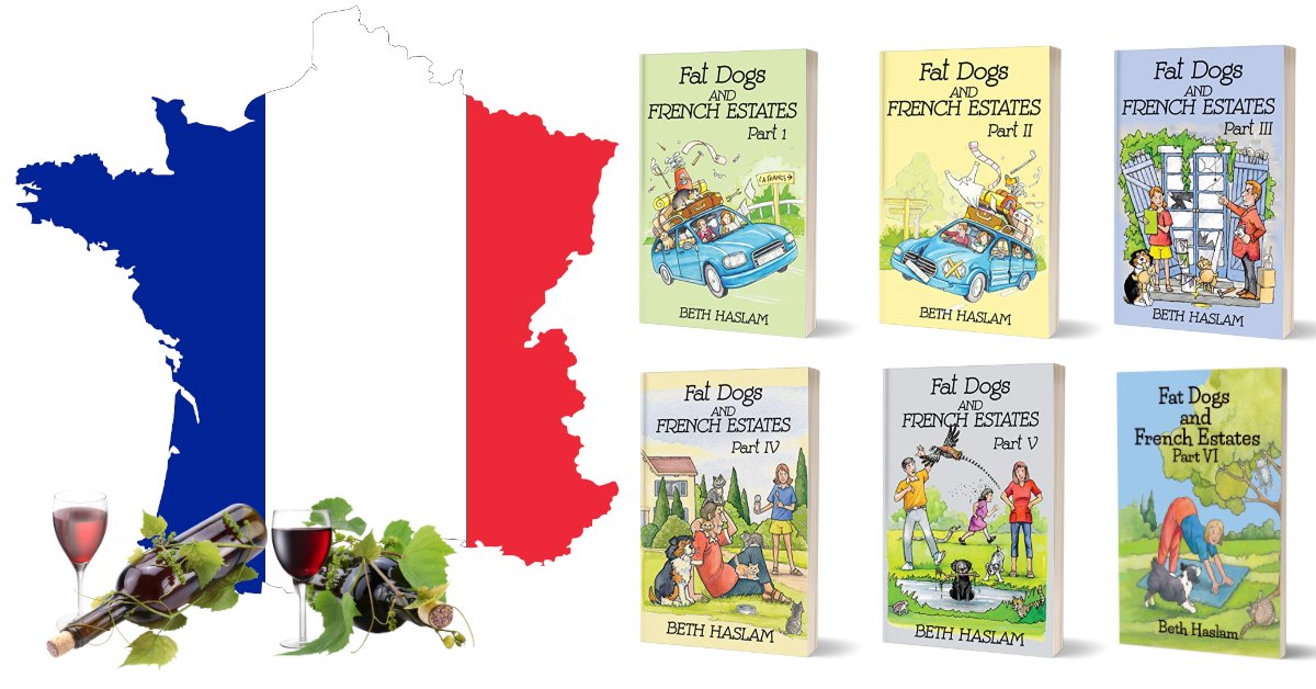 fatdogsfrance's tweet photo. Fancy going on a grand adventure? Join my Fat Dogs and me in France. But beware. There's never a dull moment! 🇫🇷🐾 #bookstoread #BookSpotlight #BookTwitter https://t.co/kFqE1K60mB https://t.co/6x19HHmiQ2