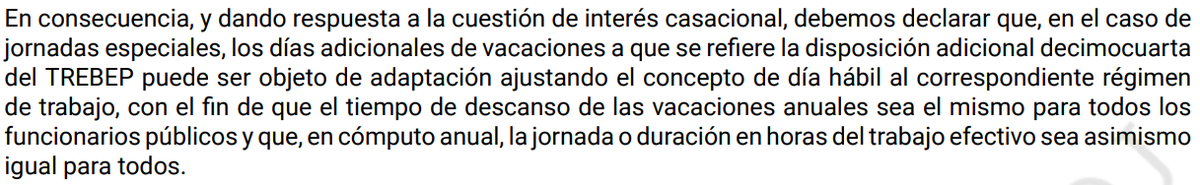 STS 29/10/2025, sobre el cómputo de días adicionales de vacaciones por antigüedad en caso de jornada con horario especial de funcionario municipal.
#EELL #FHCN
poderjudicial.es/search/AN/open…