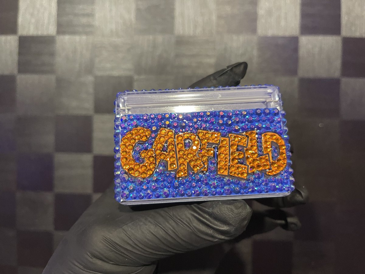 #ラインストーン #デコレーション #ガーフィールド #iQOS #ヤンチャの喫煙部屋